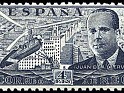 Spain 1941 Juan De La Cierva 4 Ptas Green Edifil 946